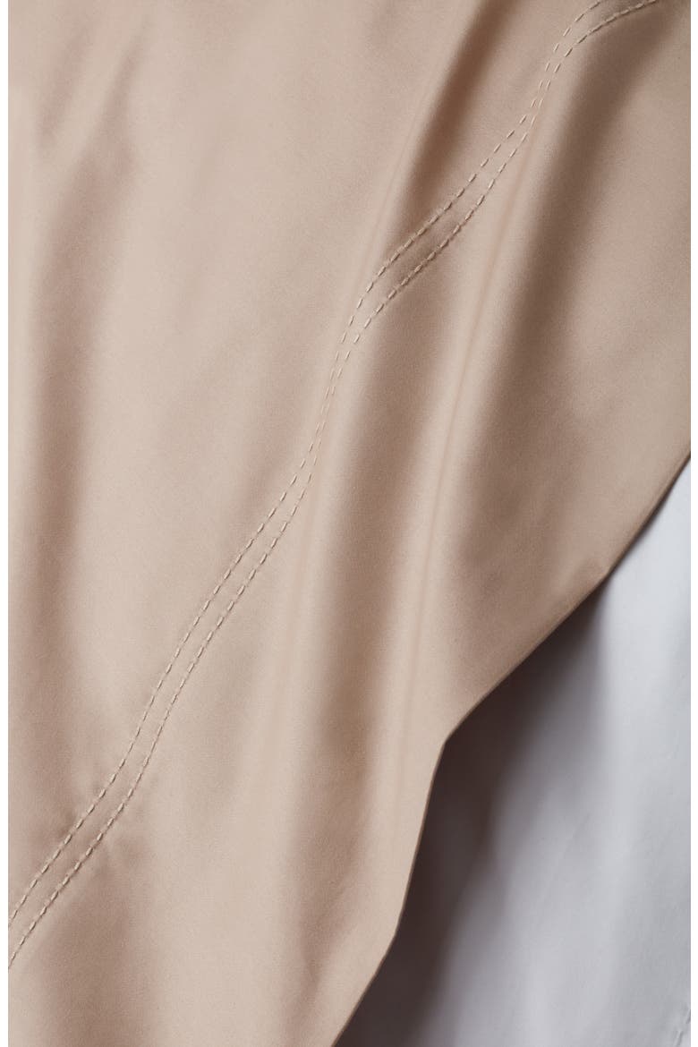 400 Thread Count Organic Cotton Sateen Sheet Set, Alternate, color, TAN THREAD