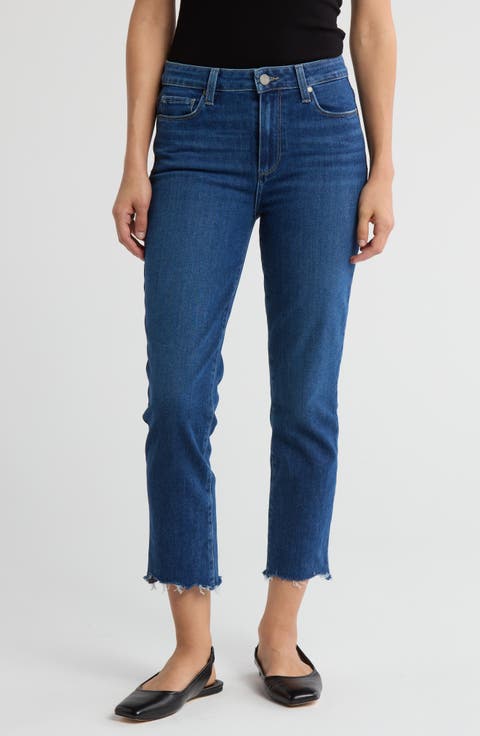 Hoxton High Waist Ankle Skinny Jeans (Darcel Distressed)