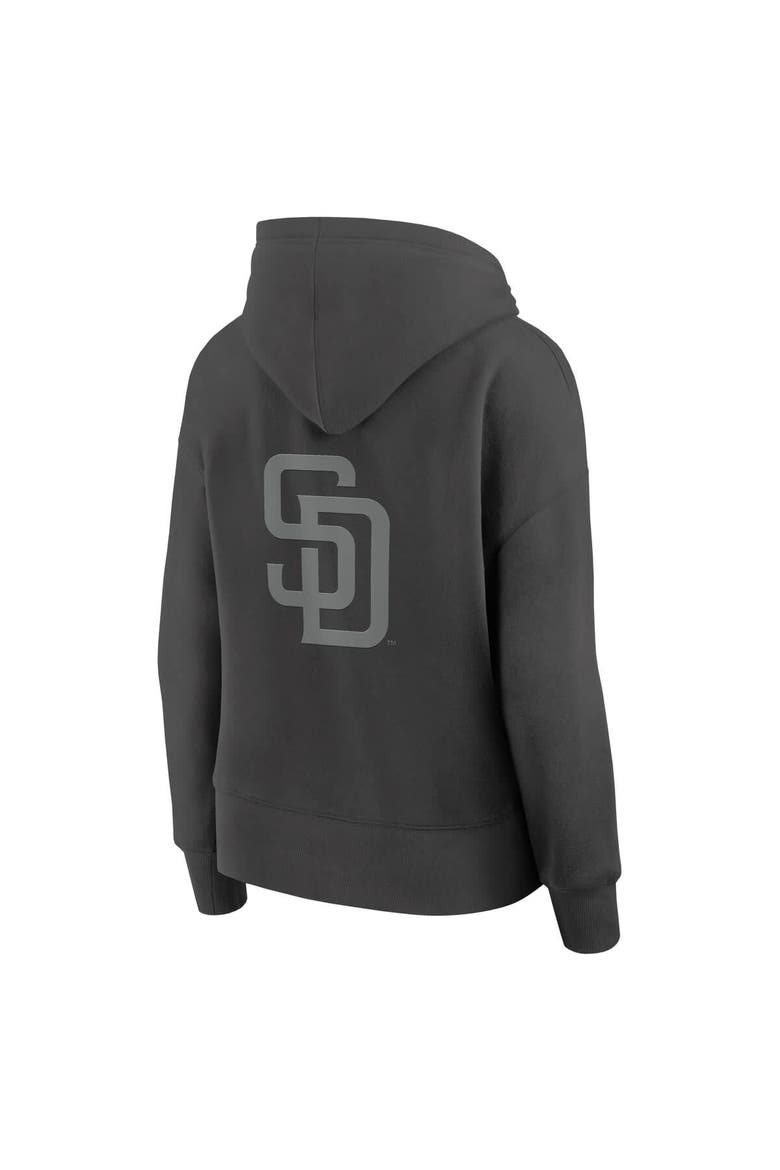 Women's Fanatics Charcoal San Diego Padres Elements Future Ground Subtle Tonal Pullover Hoodie, Alternate, color, Charcoal