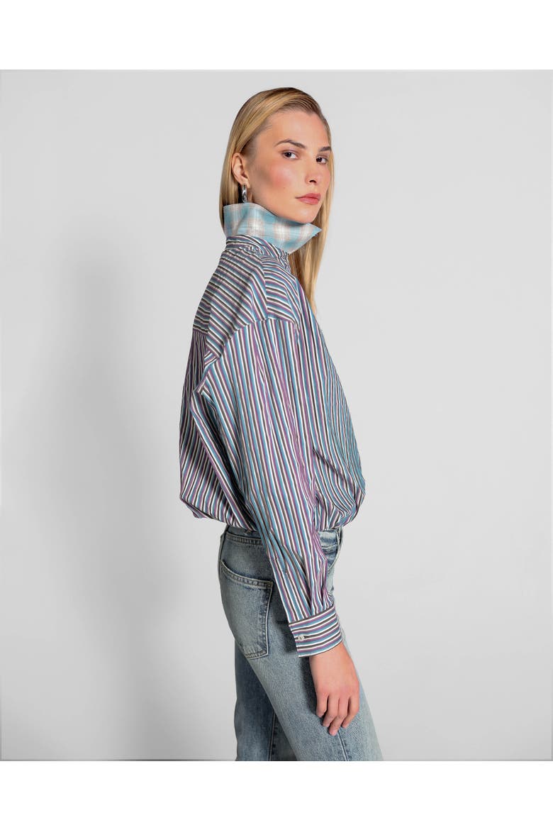 Rhapso Blousant Shirt, Alternate, color, Mix Teal