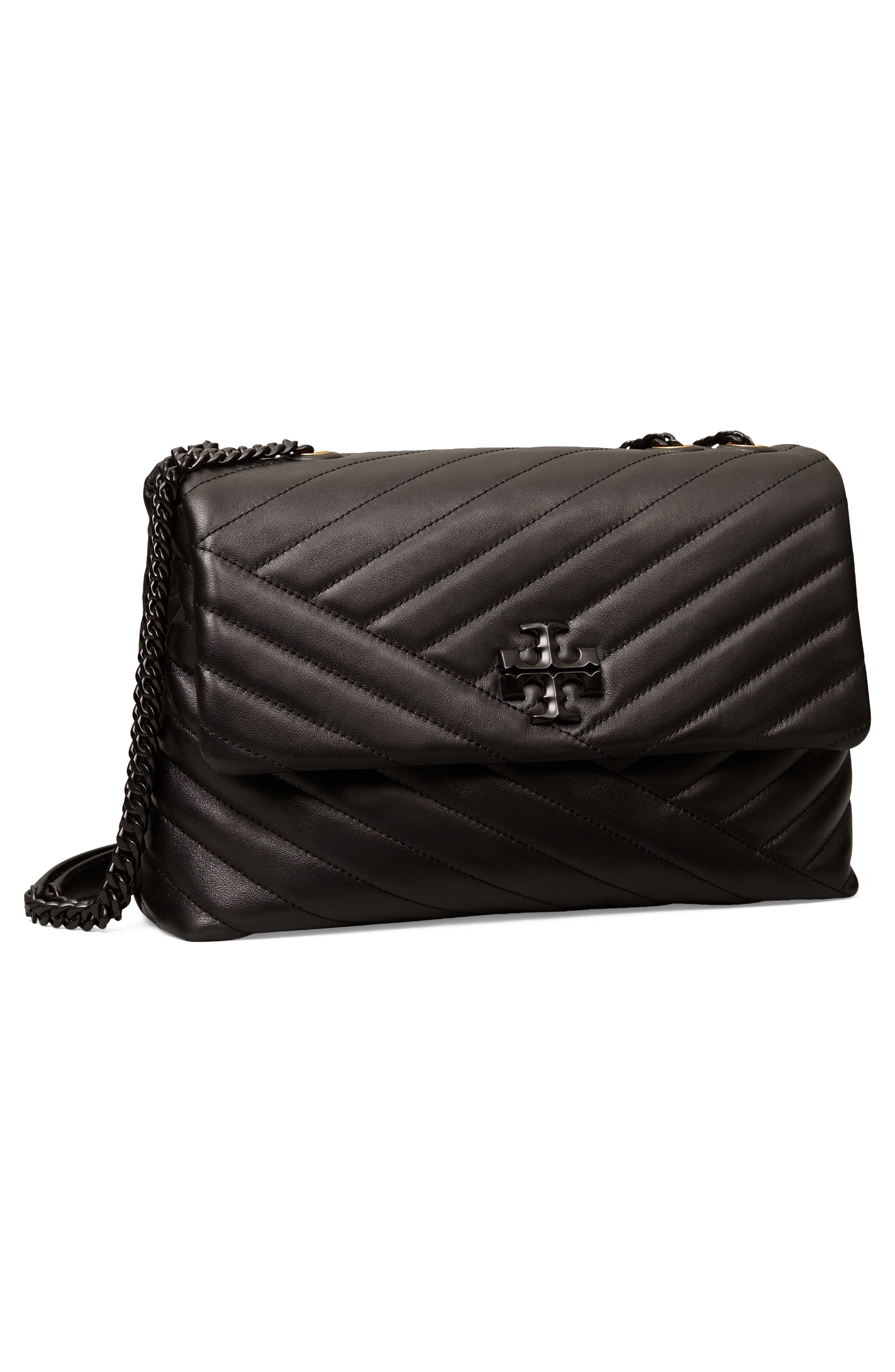 Tory Burch Kira Chevron Powder Coated Convertible Shoulder Bag, Alternate, color, 