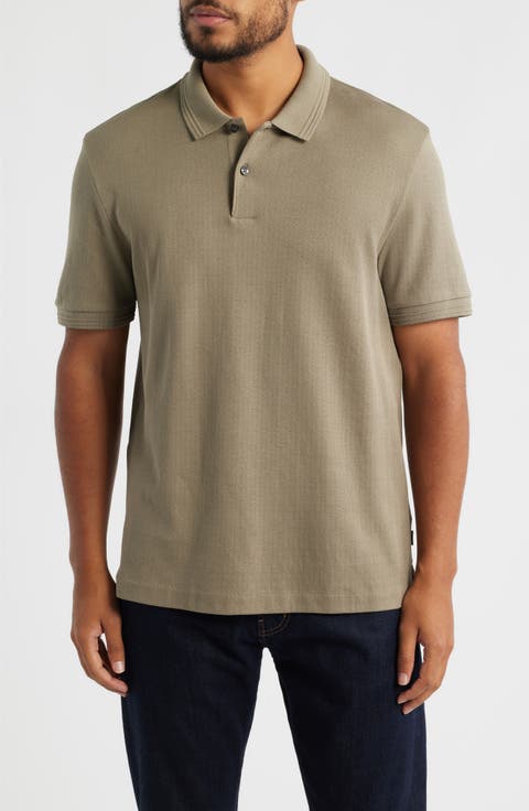 Parlay Herringbone Cotton Polo