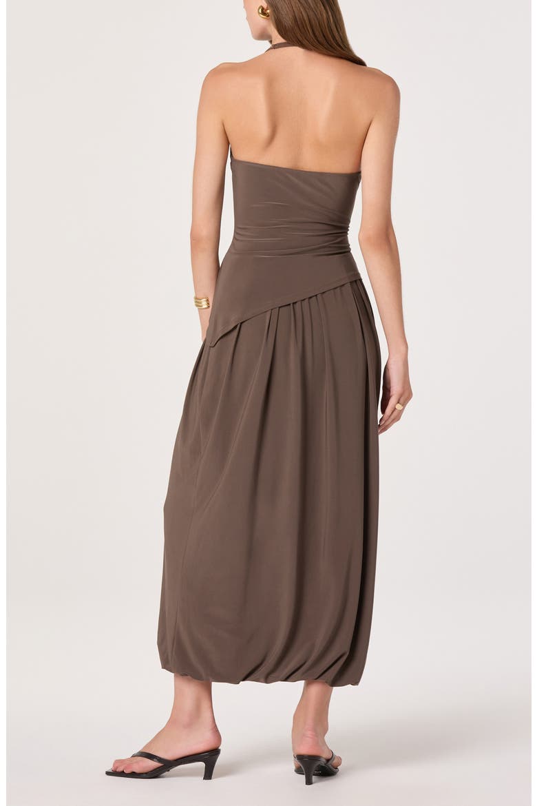 Savannah Bubble Hem Maxi Skirt, Alternate, color, MUSHROOM