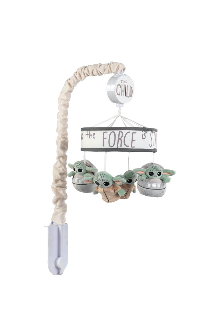Star Wars The Child/Baby Yoda Musical Baby Crib Mobile Soother Toy, Alternate, color, Gray