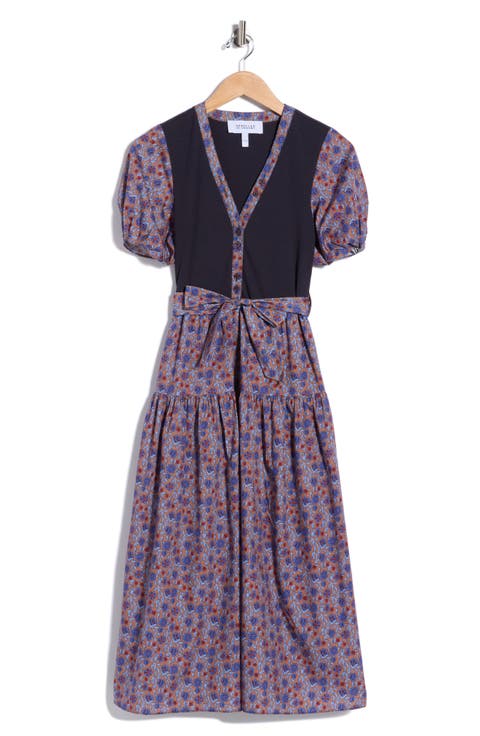 Natalia Mixed Media Dress