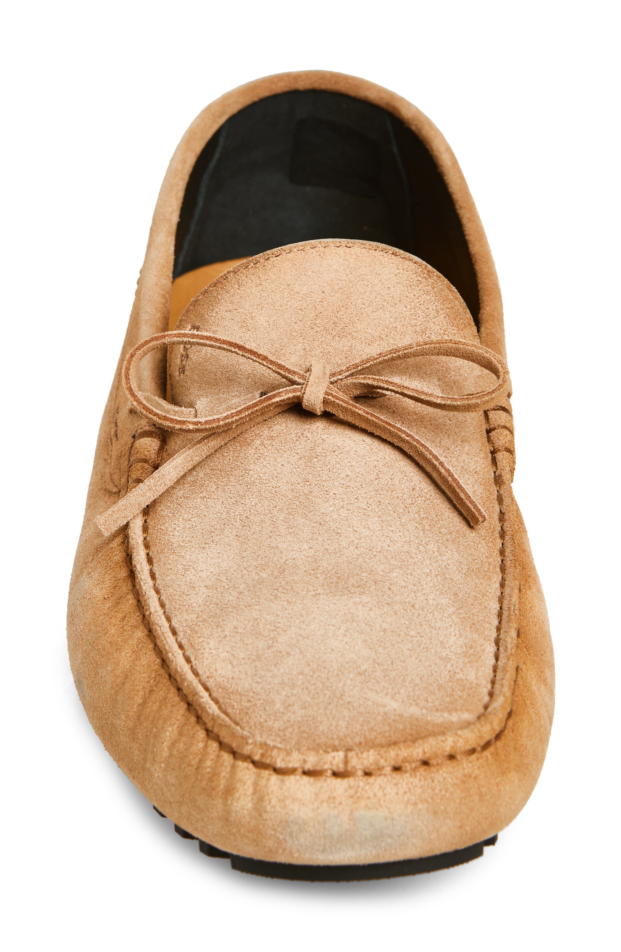 BOSS Driving Loafer, Alternate, color, Medium Beige