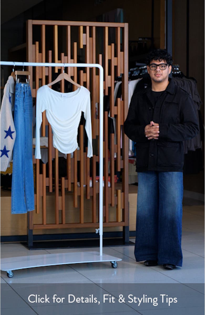 Julian Ruched Knit Top, sales video thumbnail