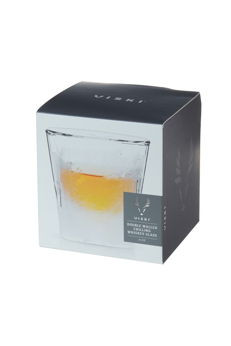 Glacier Double Walled Chilling Whiskey Glass, Alternate, color, CLEAR
