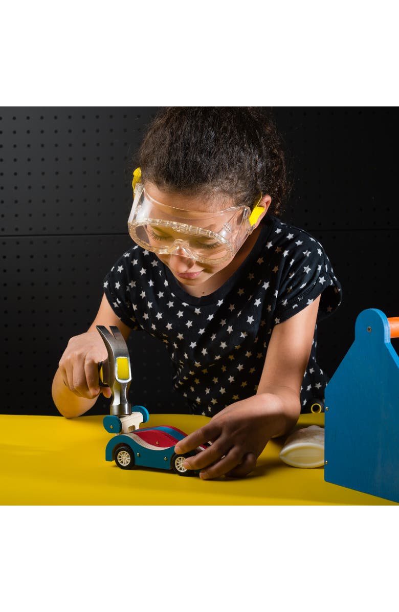 Stanley Jr Pull Back Sports car+5-Pc Tool Set, Alternate, color, Multi Color