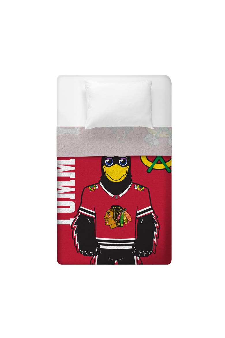 Chicago Blackhawks Tommyhawk Mascot 60" x 80" Raschel Throw Blanket, Alternate, color, None