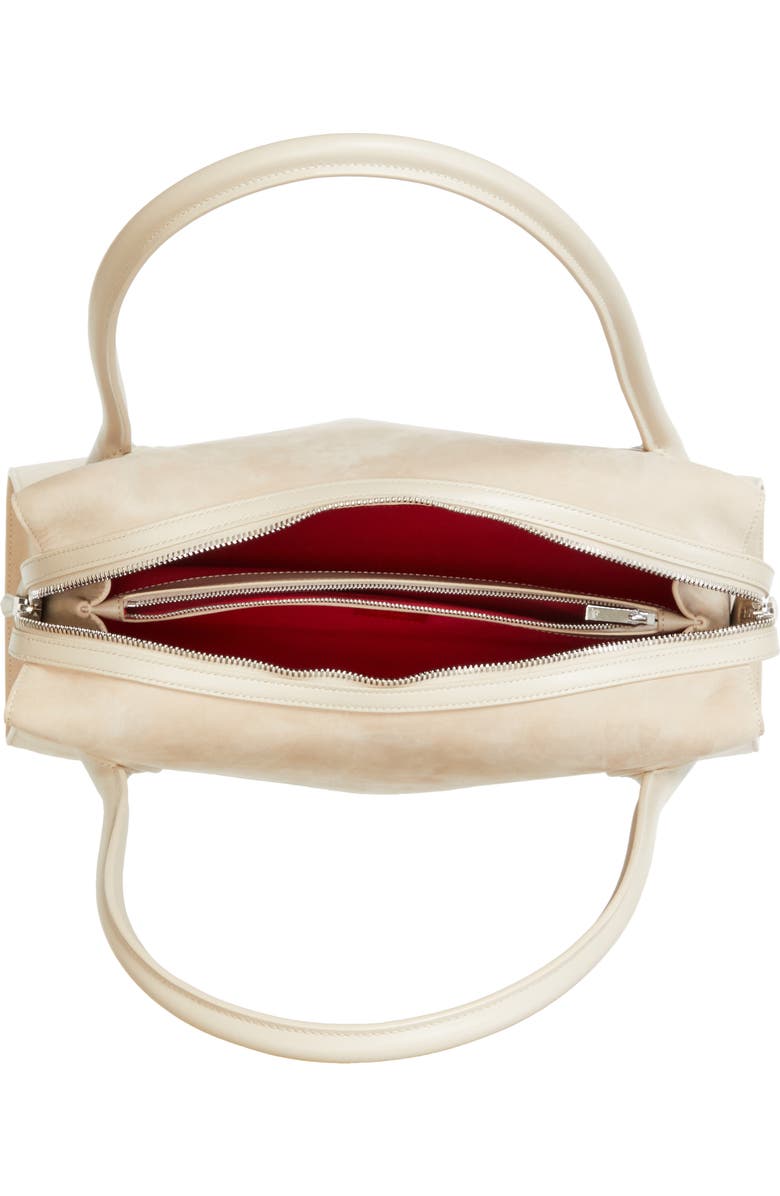 Christian Louboutin Medium Nubuck Leather Shoulder Bag, Alternate, color, F702 Saharienne