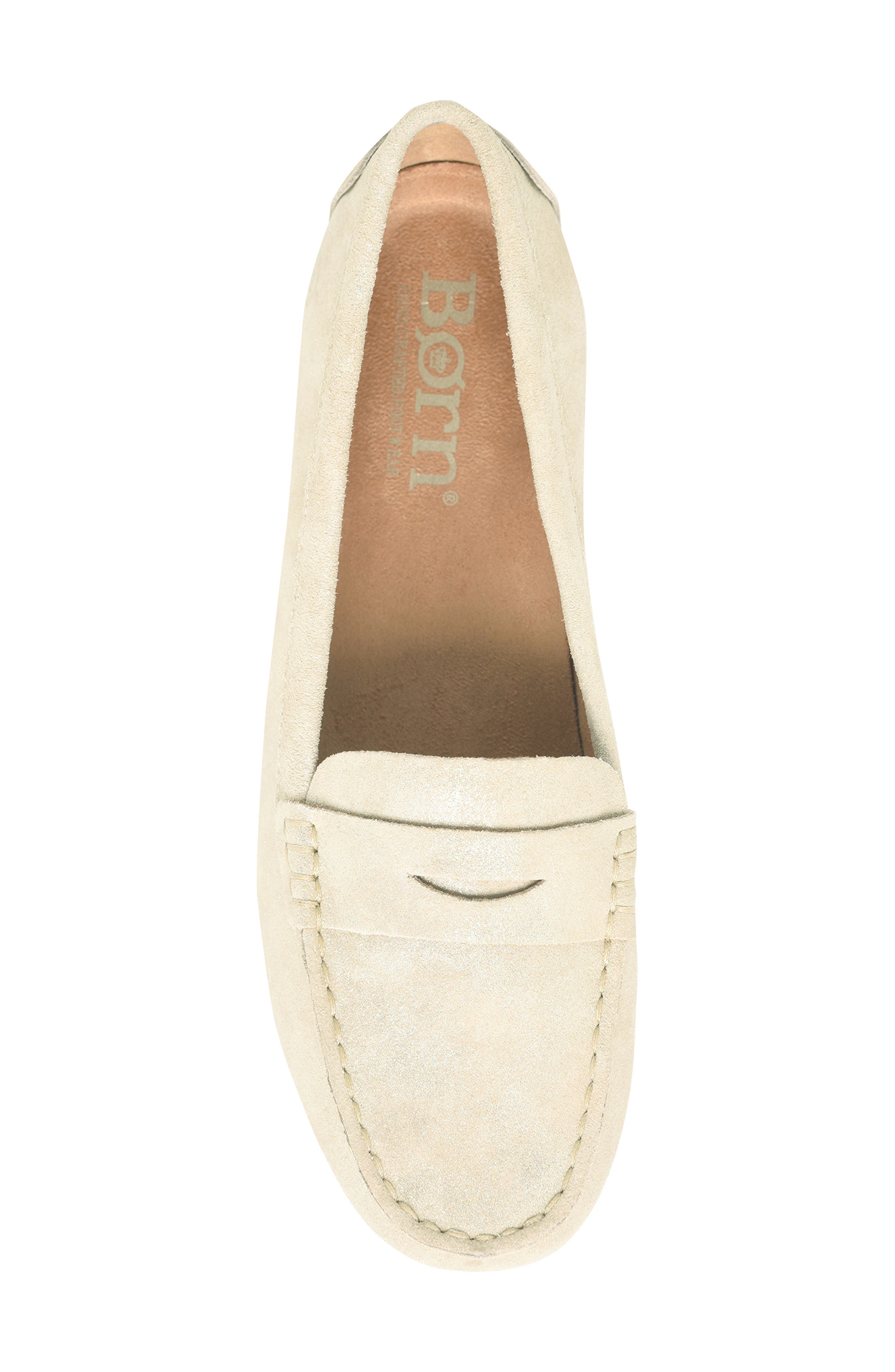 Børn Finley Penny Loafer, Alternate, color, Champagne Metallic