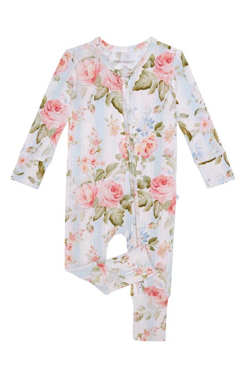 Print Convertible Zip Footie
