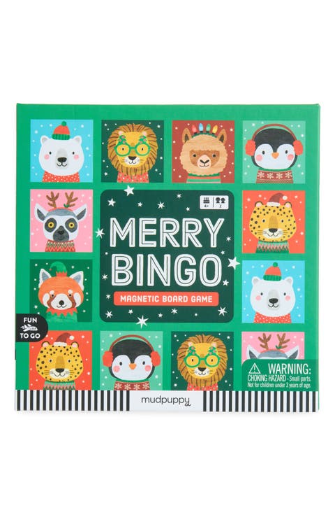 Kids' Merry Bingo Magnetic Board Game