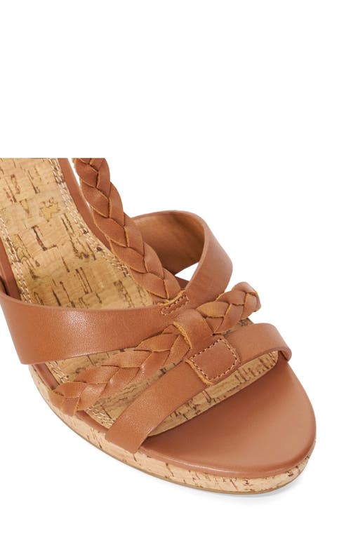 Dune London Koali Wedge Sandal In Tan