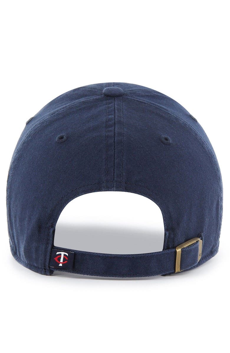 '47 Men's '47 Navy Minnesota Twins Clean Up Adjustable Hat, Alternate, color,