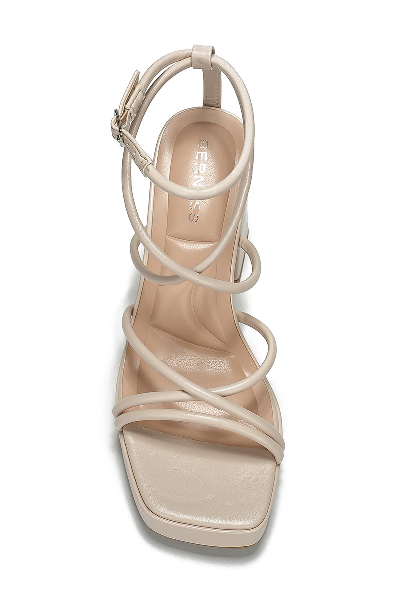 BERNESS Aggie Strappy Platform Sandal, Alternate, color, Beige