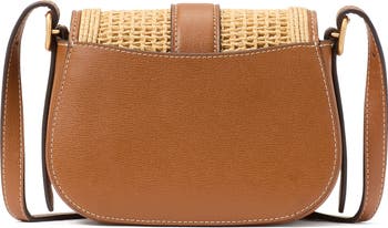 【Kate Spade New York】Nouveau Straw Saddle Bag Kate Spade Nouveau Straw Medium Saddle Bag KL659 VXO