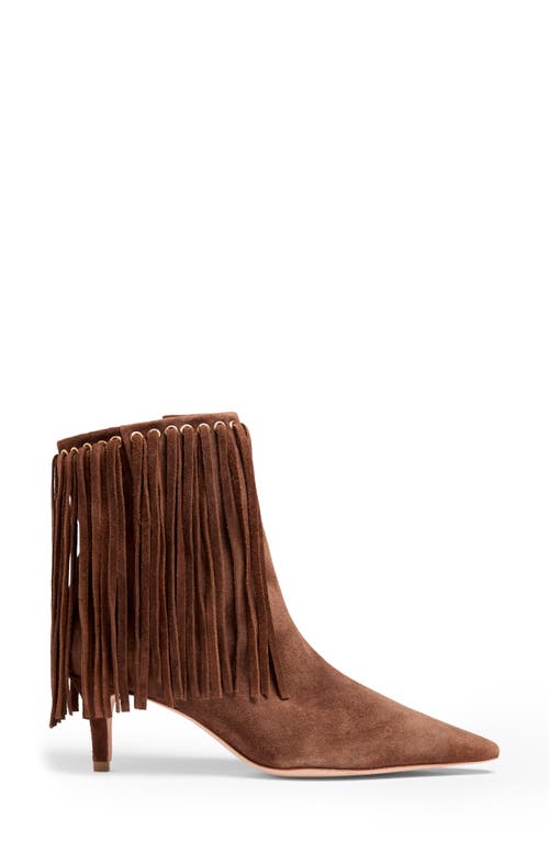 Cinq À Sept Sammy Fringe Bootie In Brown