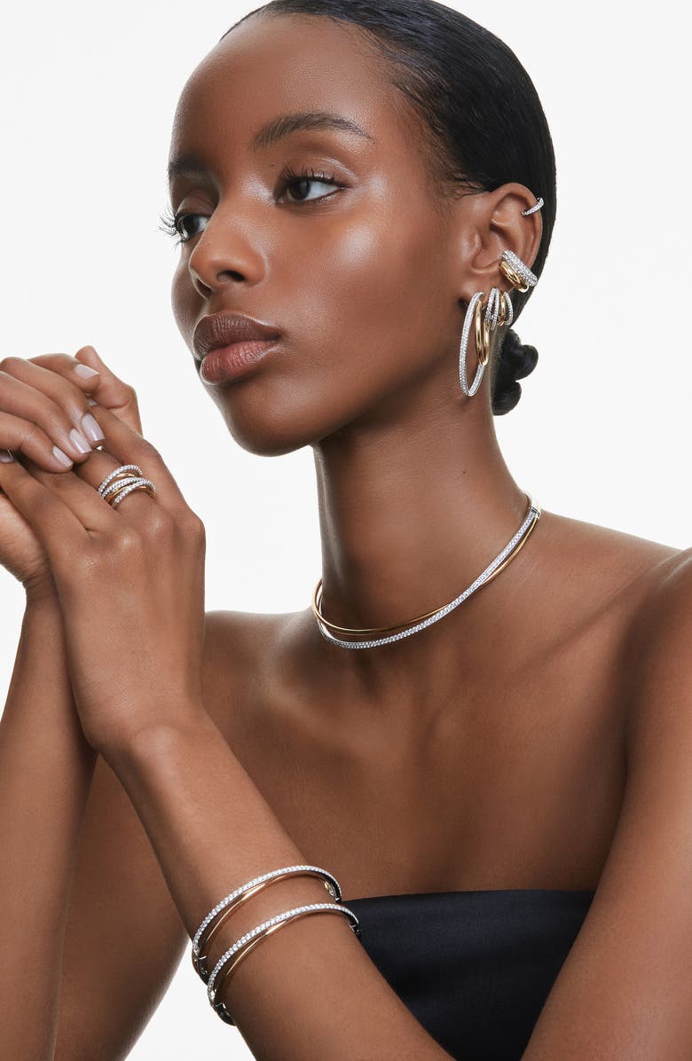 Swarovski Hyperbola Ring, Alternate, color,