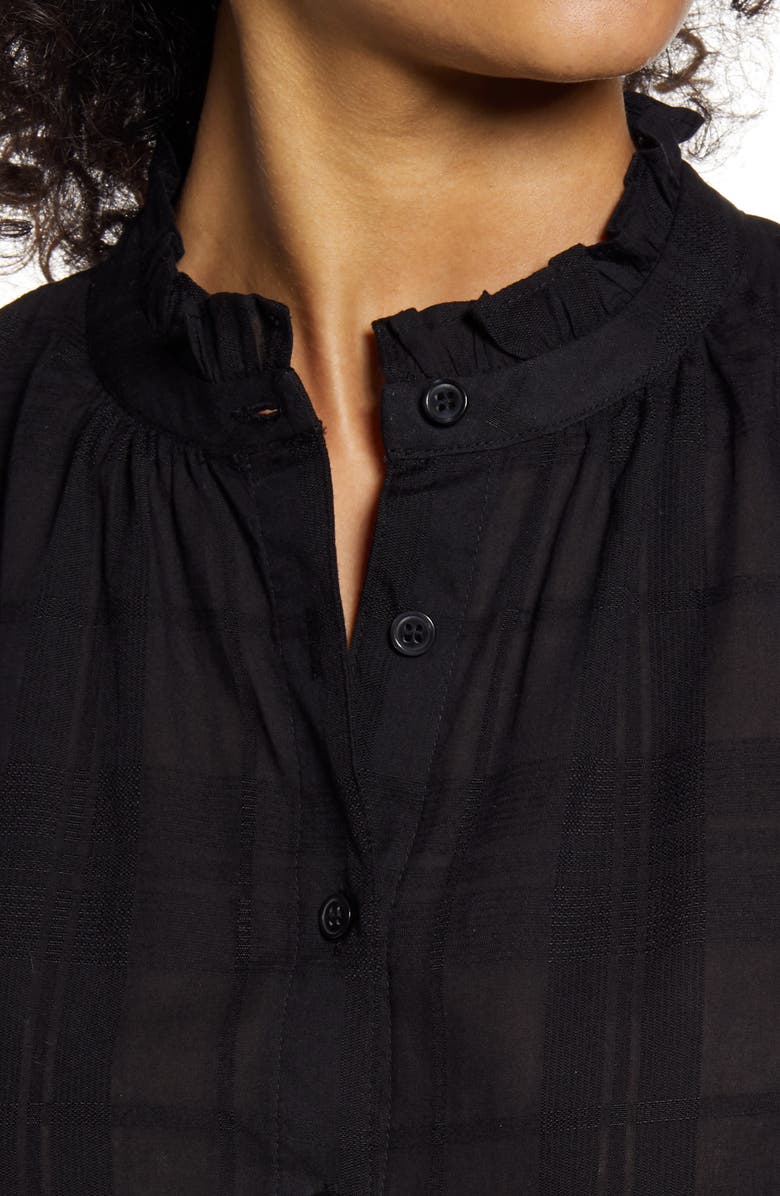 Halogen<sup>®</sup> Ruffle Button-Up Blouse, Alternate, color,