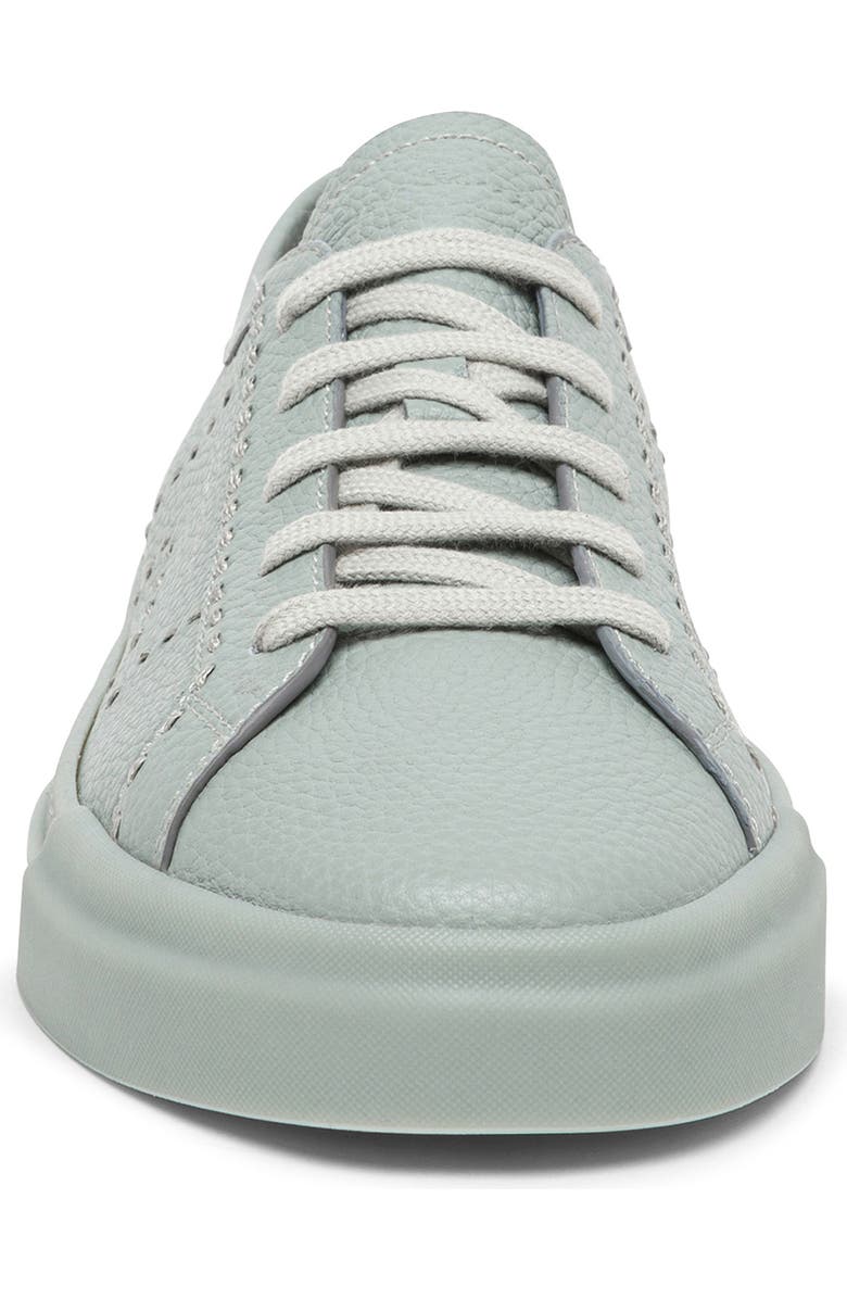 Santoni Burnished Colorblock Sneaker, Alternate, color, Light Grey
