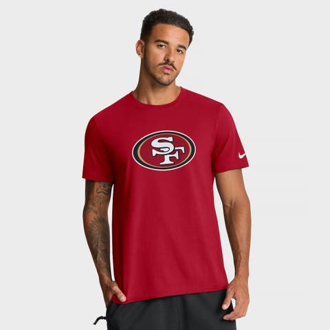 Men's Nike Scarlet San Francisco 49ers Essential Logo T-Shirt
