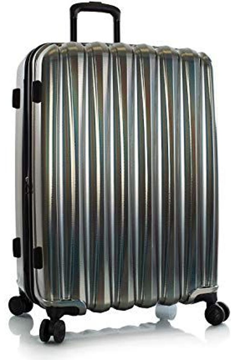 Heys America Astro Iridescent 21" Carry-On Spinner Luggage, Main, color, Charcoal