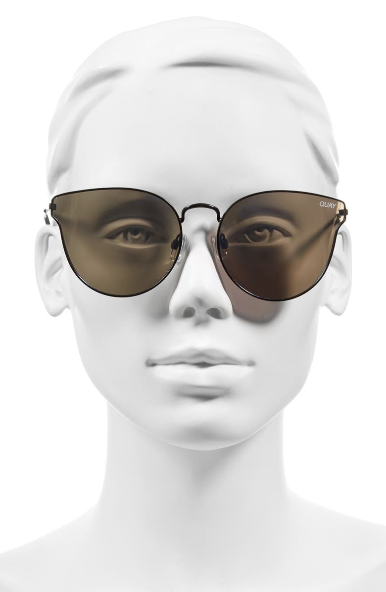 QUAY Australia 'All My Love' 60mm Retro Sunglasses, Alternate, color, 