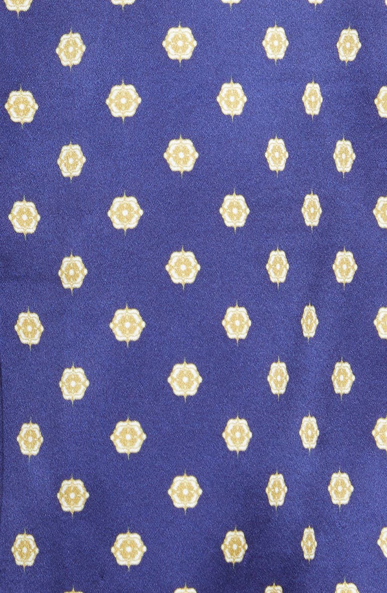 L'AGENCE Taryn Print Silk Satin Double Breasted Blazer, Alternate, color, 