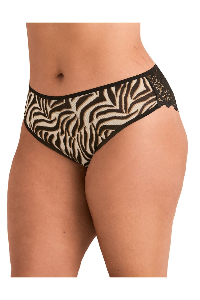 Onida Cheeky Panties, Main, color, Animal beige