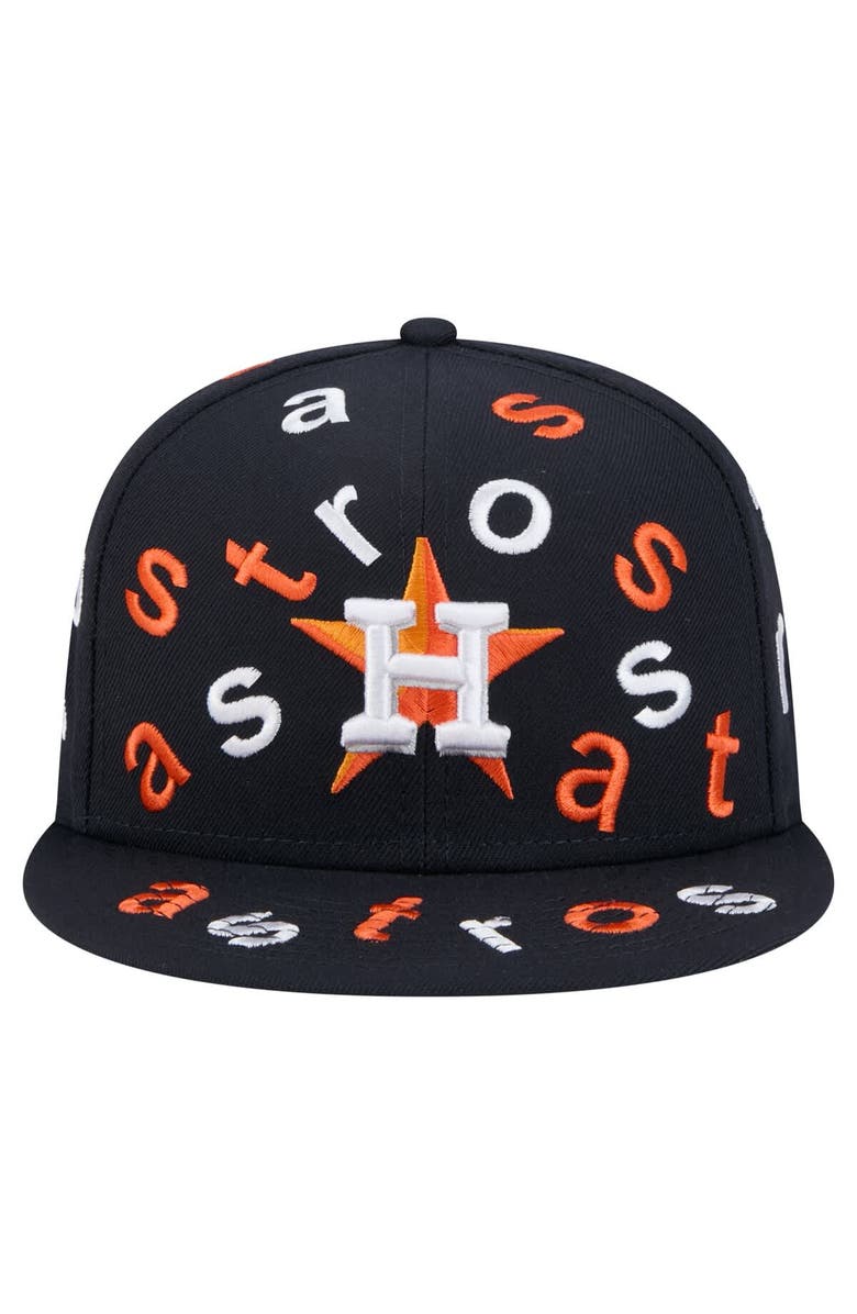 New Era Men's New Era Navy Houston Astros Team Confetti 59FIFTY Fitted Hat, Alternate, color, 