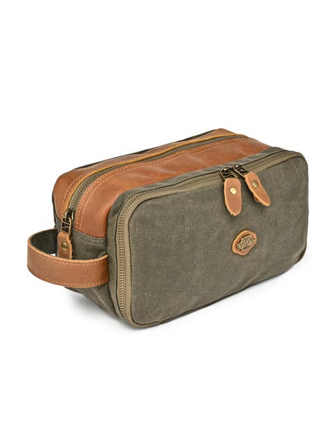 Turtle Ridge Waxed Canvas Toiletry Bag