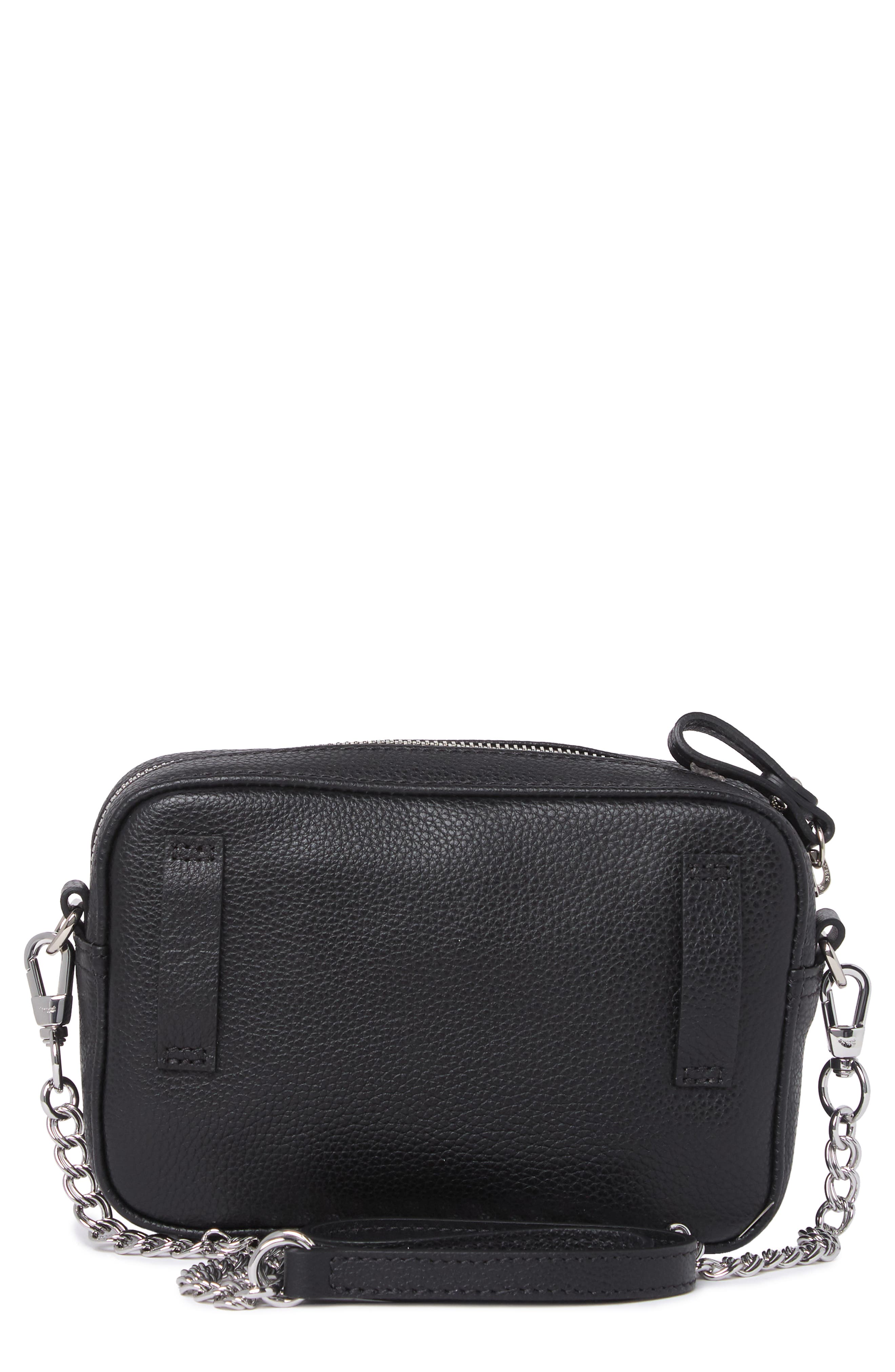 Longchamp Leather Chain Crossbody Bag, Alternate, color, 
