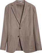 Eleventy Tonal Plaid Wool, Silk & Cashmere Sport Coat