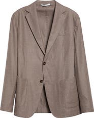 Eleventy Tonal Plaid Wool, Silk & Cashmere Sport Coat