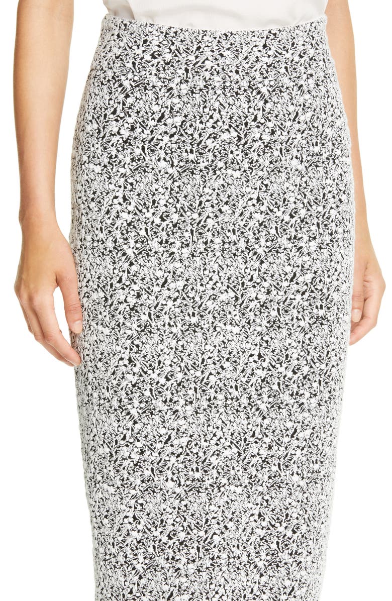 BOSS Fucille Knit Midi Pencil Skirt, Alternate, color,