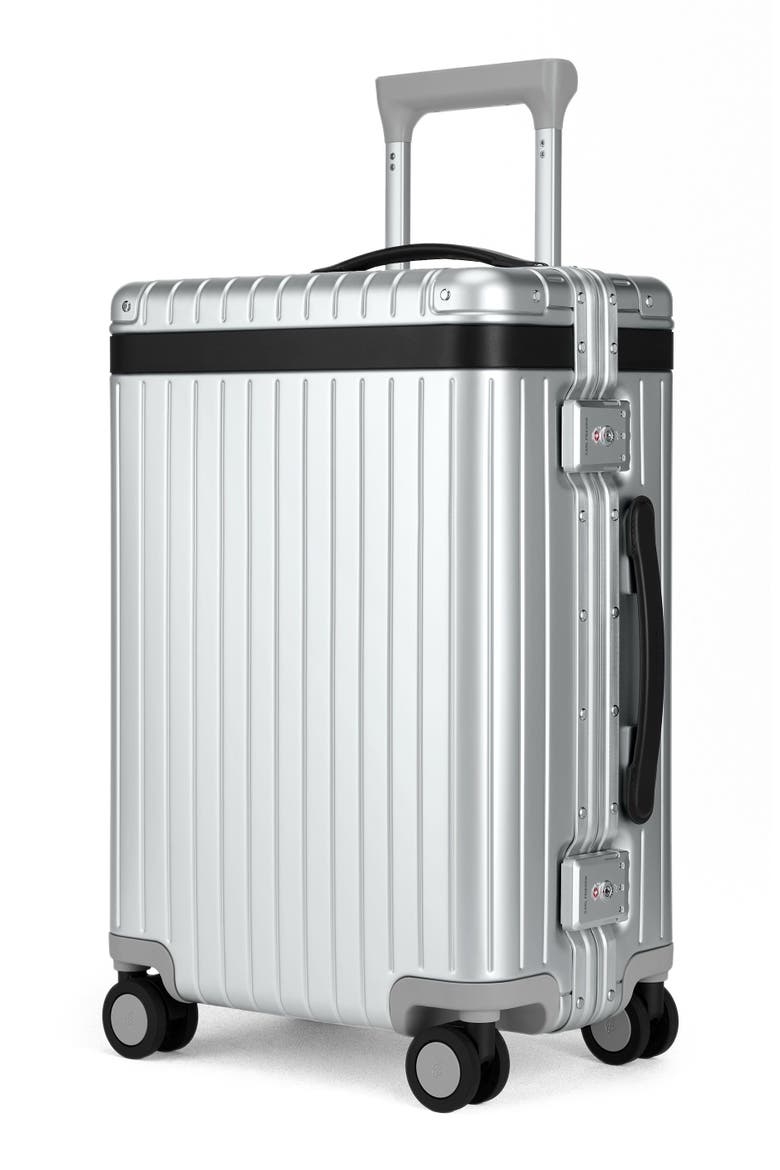 The Aluminium Carry-on, Alternate, color, Silver / Black