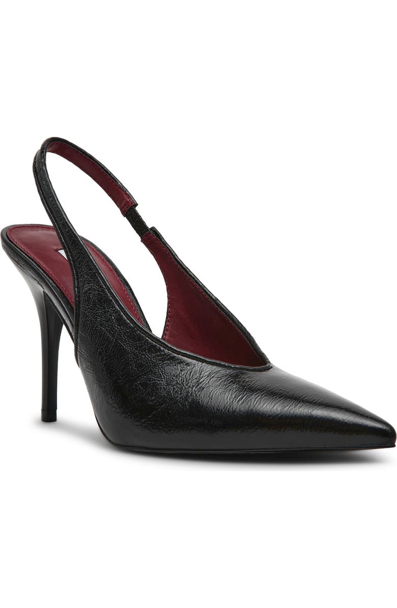 Steve Madden Andromeda Slingback Pumps, Main, color, Black Leather