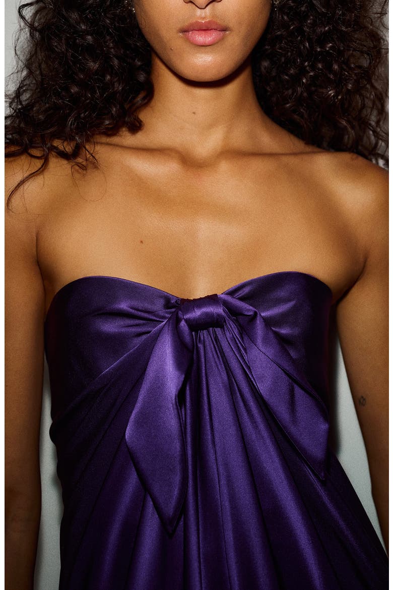 x Alexa Chung Radziwill Strapless Dress, Alternate, color, PURPLE