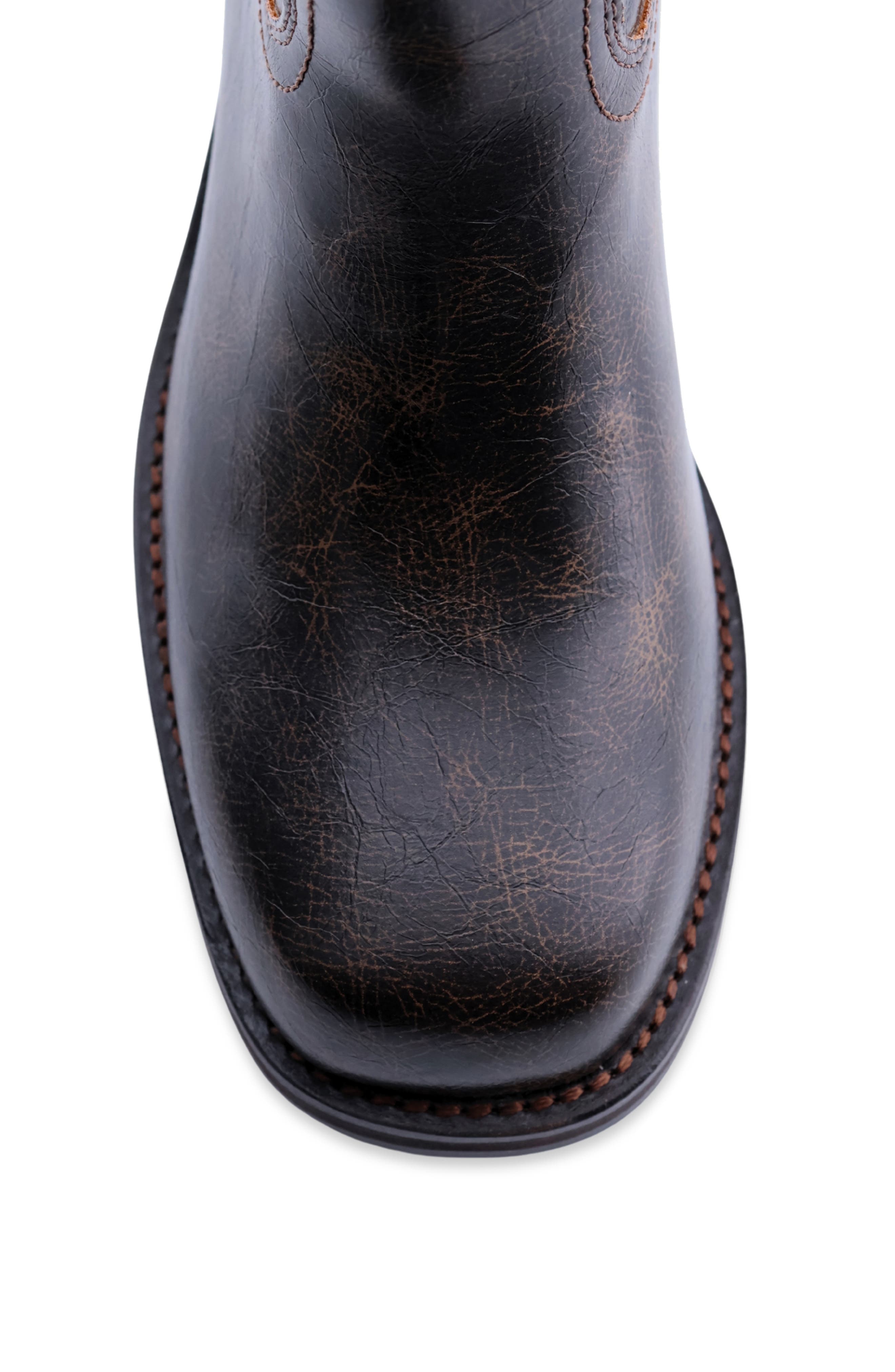 Zadie Faux Leather Knee High Boot, Alternate, color, BROWN