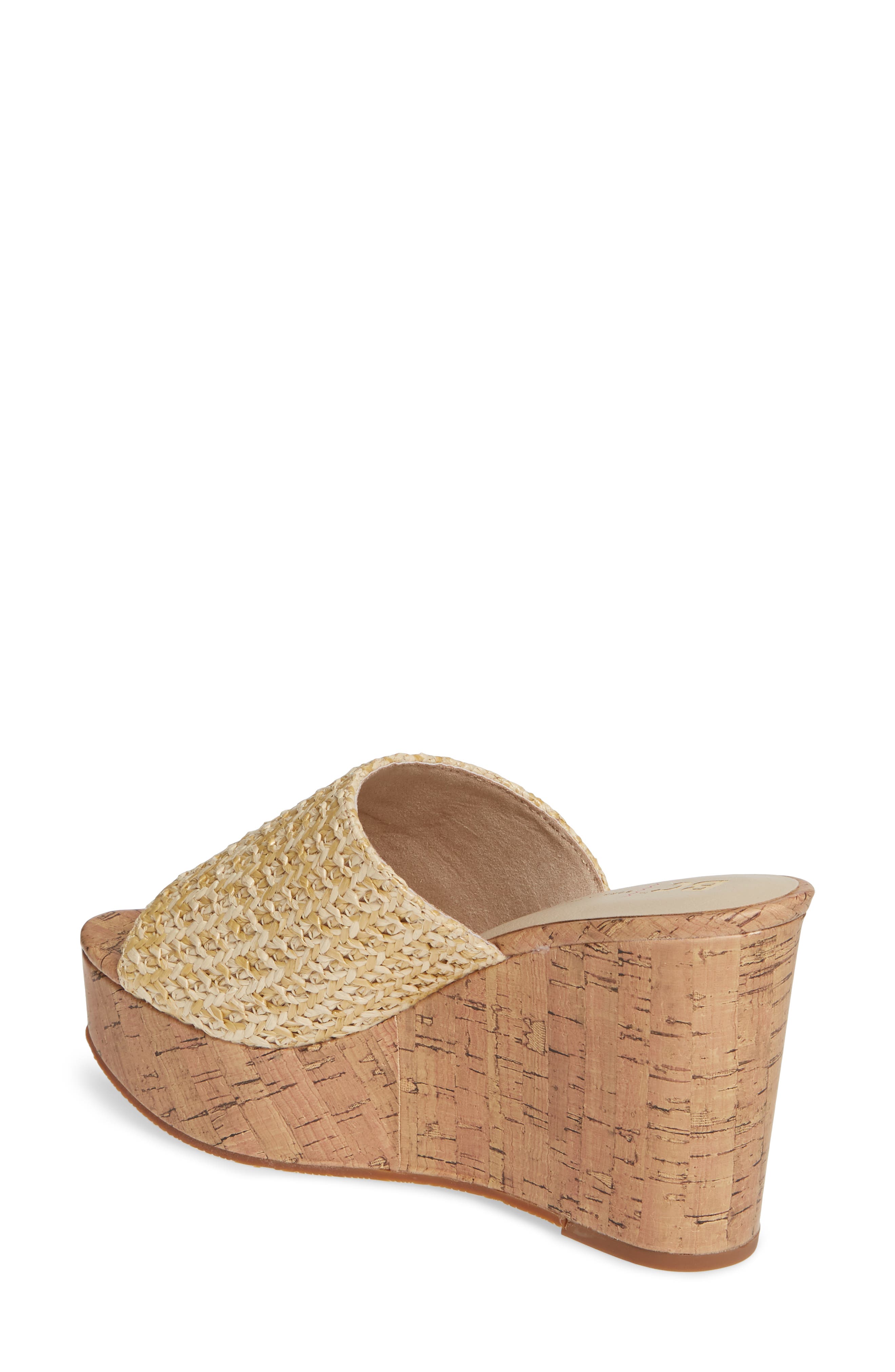 Perennial Vegan Wedge Sandal, Alternate, color, NATURAL RAFFIA
