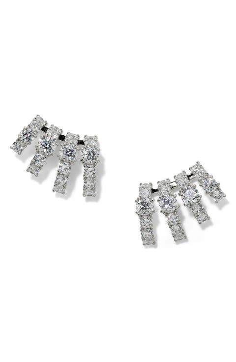 Twinnie Multi Cage Cubic Zirconia Earrings