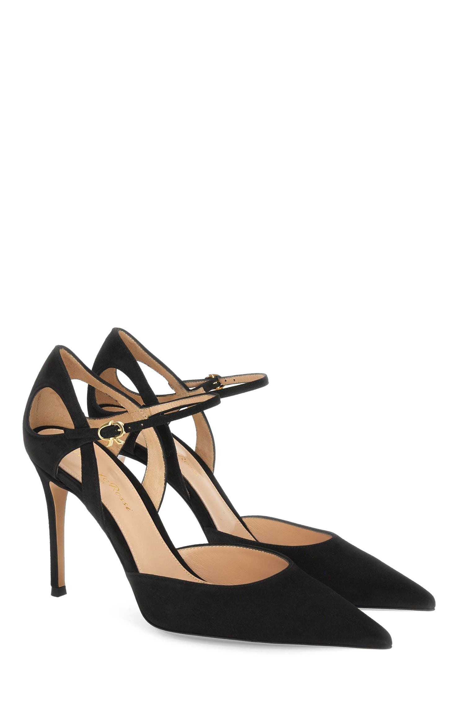 Charlotte Pump, Alternate, color, Black Suede