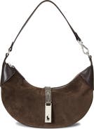 Polo Ralph Lauren Polo ID Mini Suede & Leather Shoulder Bag