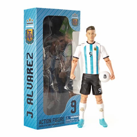 SOCKERS Argentina AFA Julian Alvarez 8" Collectible Soccer Action Figure