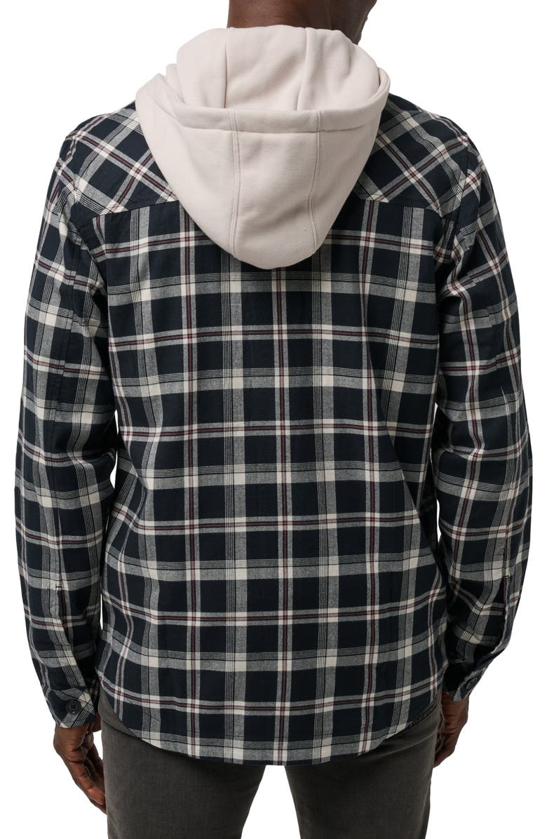 TravisMathew Baubles Plaid Hooded Jacket, Alternate, color, 