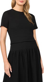 Halogen® Short Sleeve Knit Top
