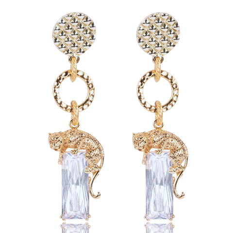 Spirit Animal Jaguar Earrings