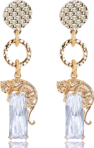 Lunaversoul Spirit Animal Jaguar Earrings